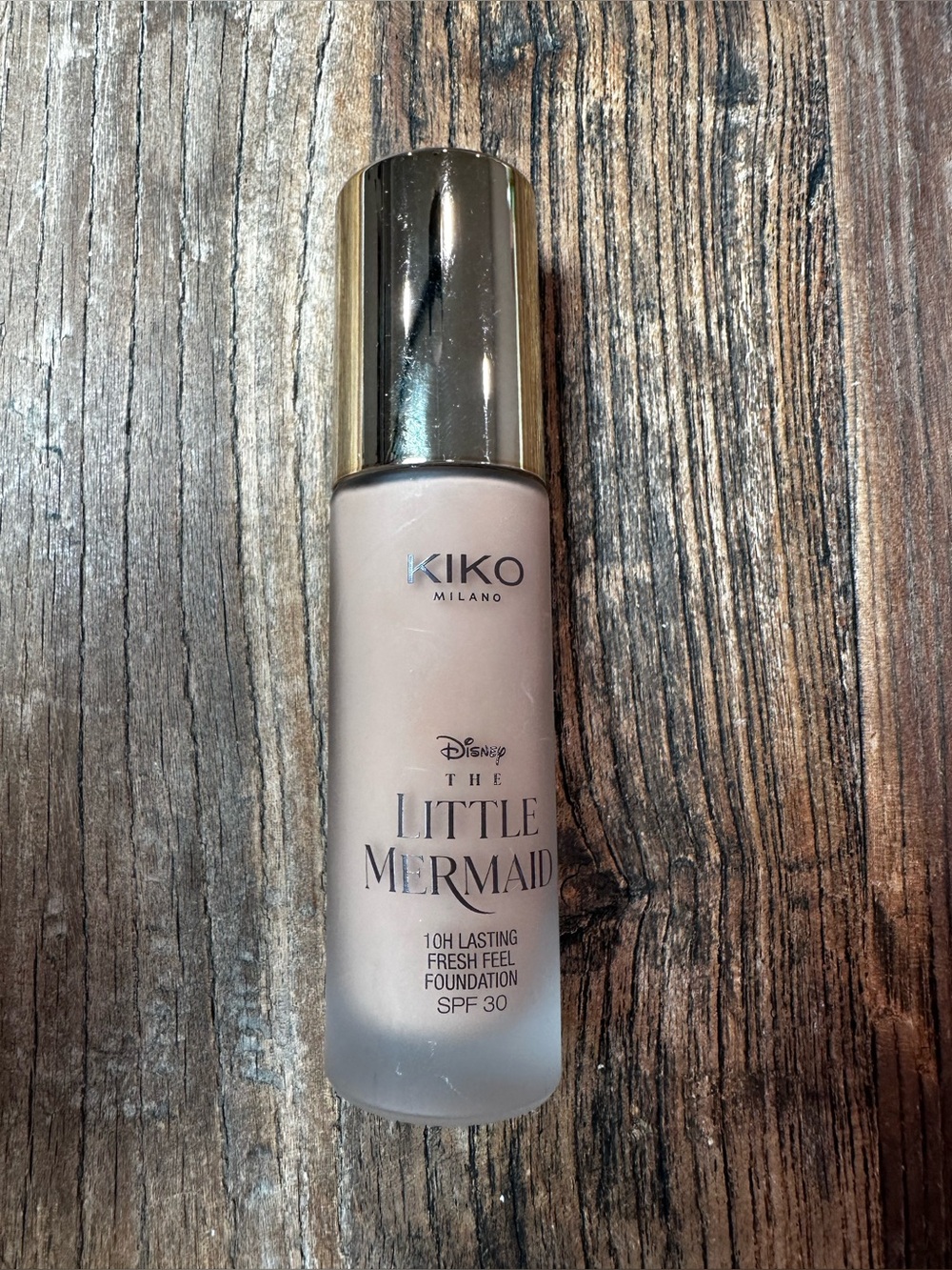 Milano KIKO The Little Mermaid Foundation - Light Beige with Gold Cap